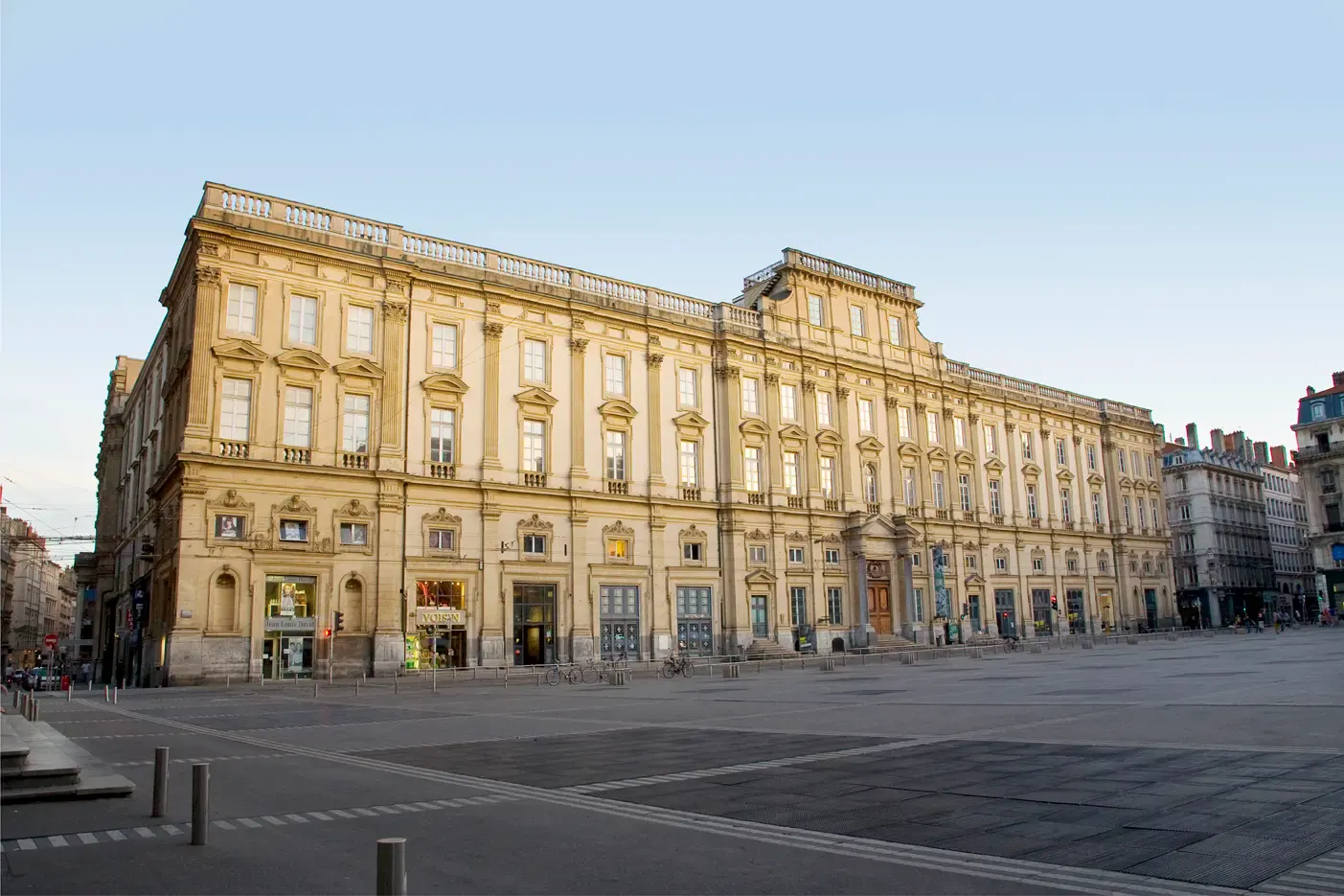 Façade of the Palais Saint-Pierre, Lyon's Musée des Beaux-Arts, on Place des Terreaux